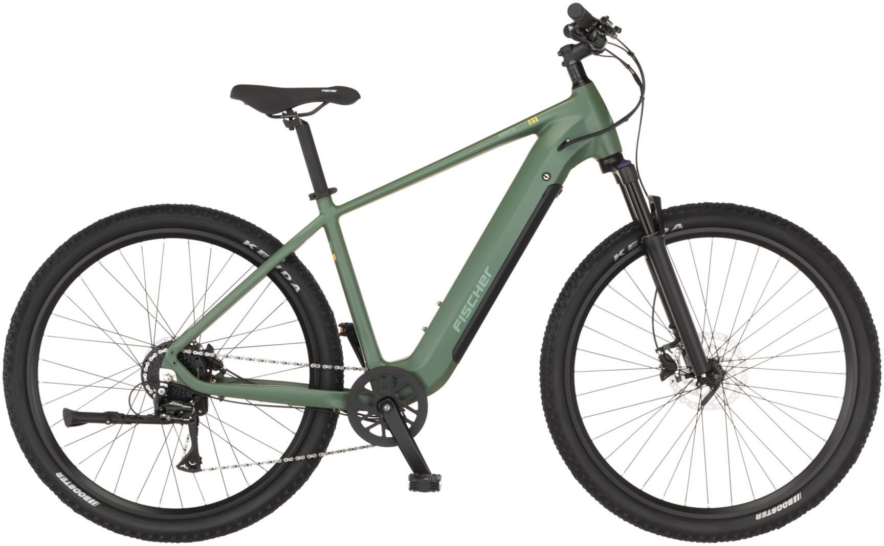 FISCHER Fahrrad E-Bike Mountainbike MONTIS MOVE 01 474 D, 8 Gang Shimano Acera RD-M3020-8 Schaltwerk, Heckmotor, 474 Wh