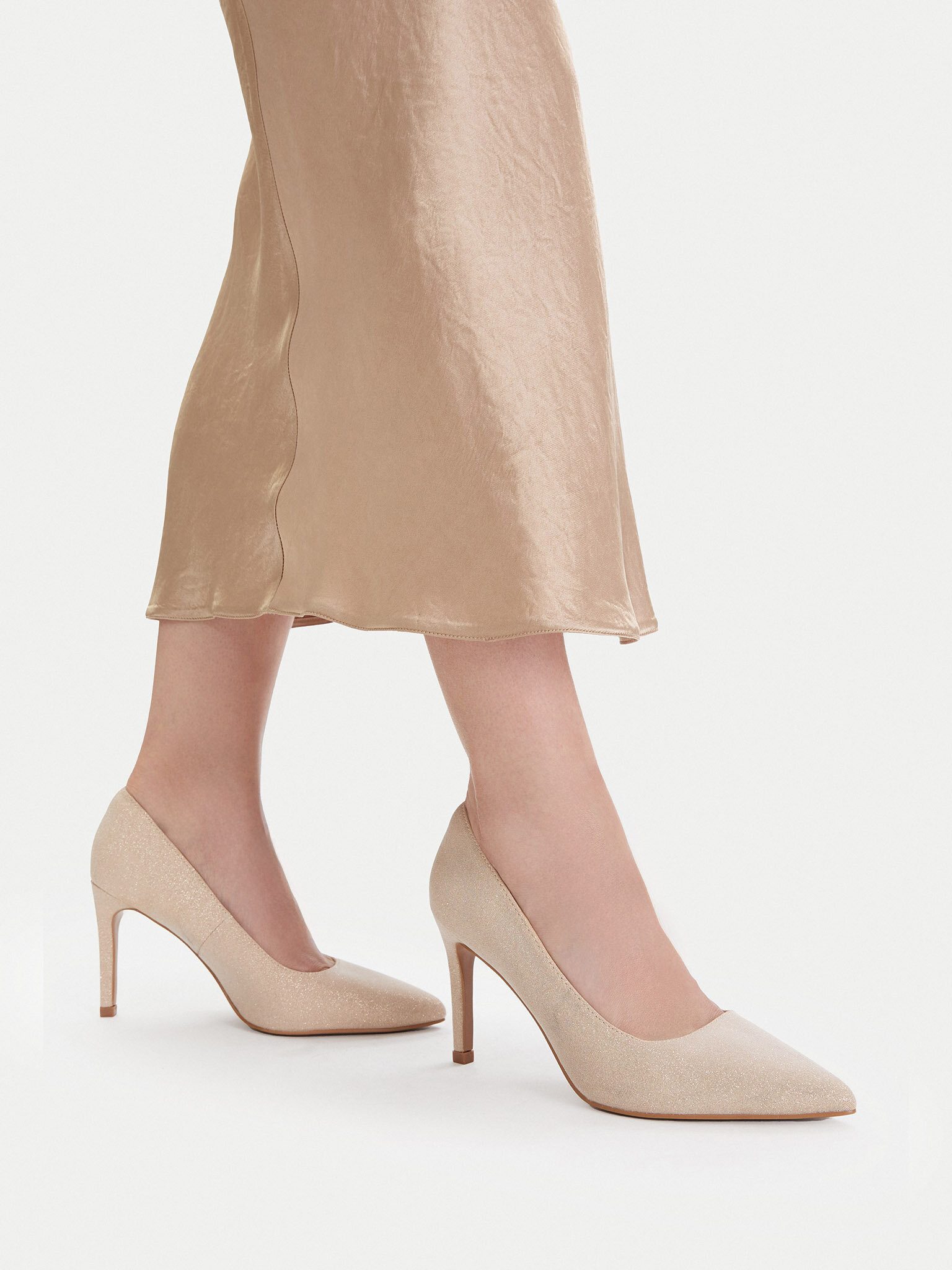 Jenny Jenny Damen High Heels Beige JENNY-CEO-HY1619-1 Beige High-Heel-Stiefel