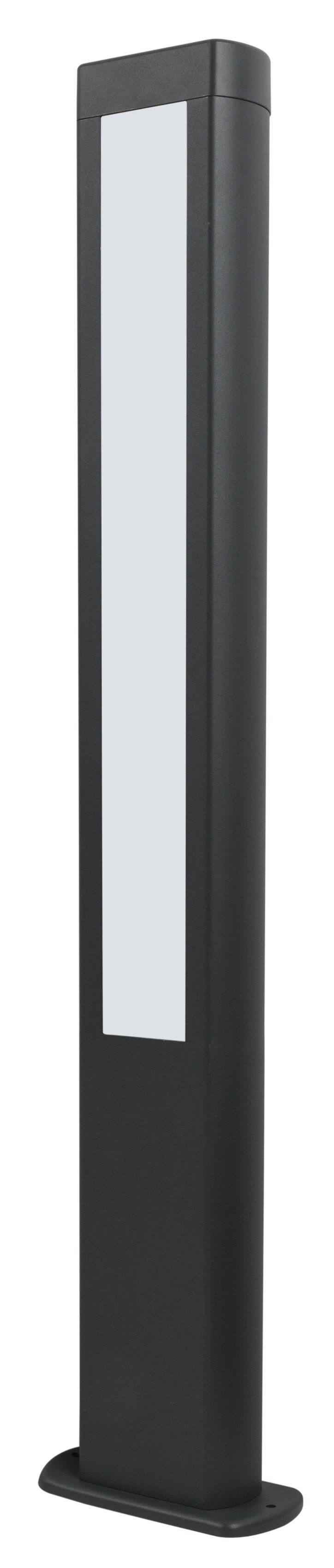 HEITRONIC LED Sockelleuchte Amarillo, LED fest integriert, Warmweiß,  Pollerleuchte, Außenlampe, großflächiger matter Lichtaustritt | Sockelleuchten