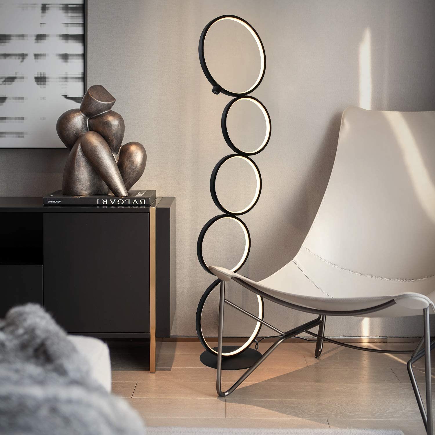 ZMH Stehlampe Wohnzimmer Dimmbar Helligkeit Standleuchte günstig online kaufen