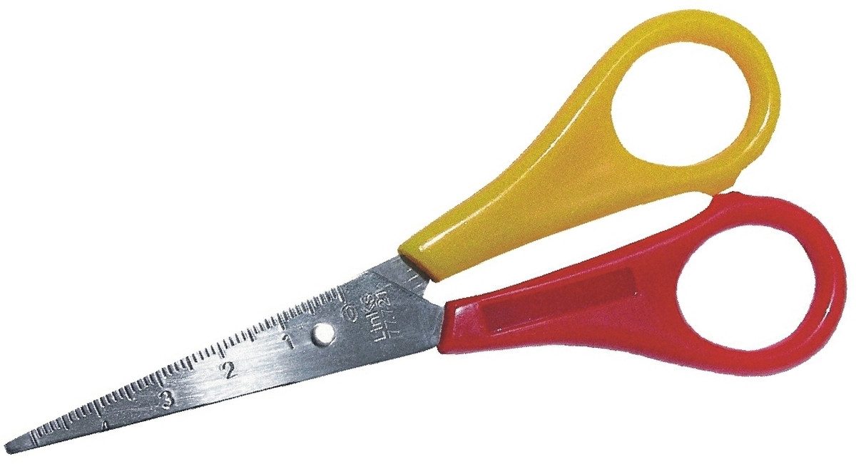 WEDO Papierscheren Bastelschere für Linkshänder spitz 13 cm farbig sortiert