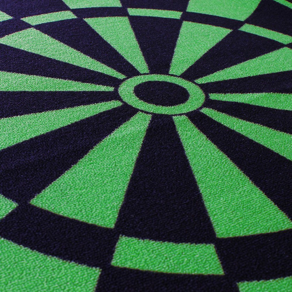 Kingpower Dartmatte Dartmatte Dartteppich Turnier Matte Darts Dart Matte 237 x 80 cm Grün