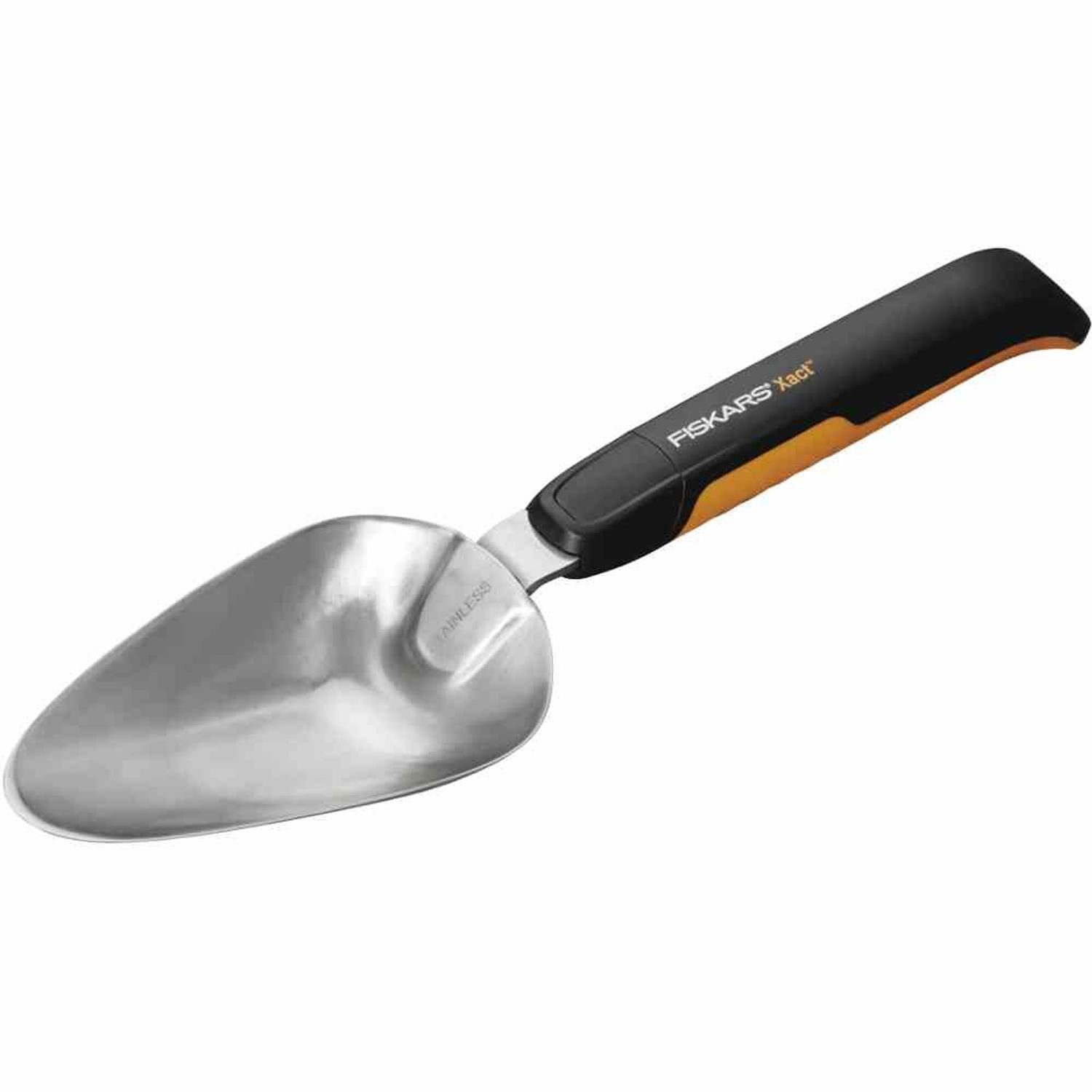 Fiskars Schaufel Fiskars XactTM Blumenkelle aus Edelstahl mit geschliffenen Kanten