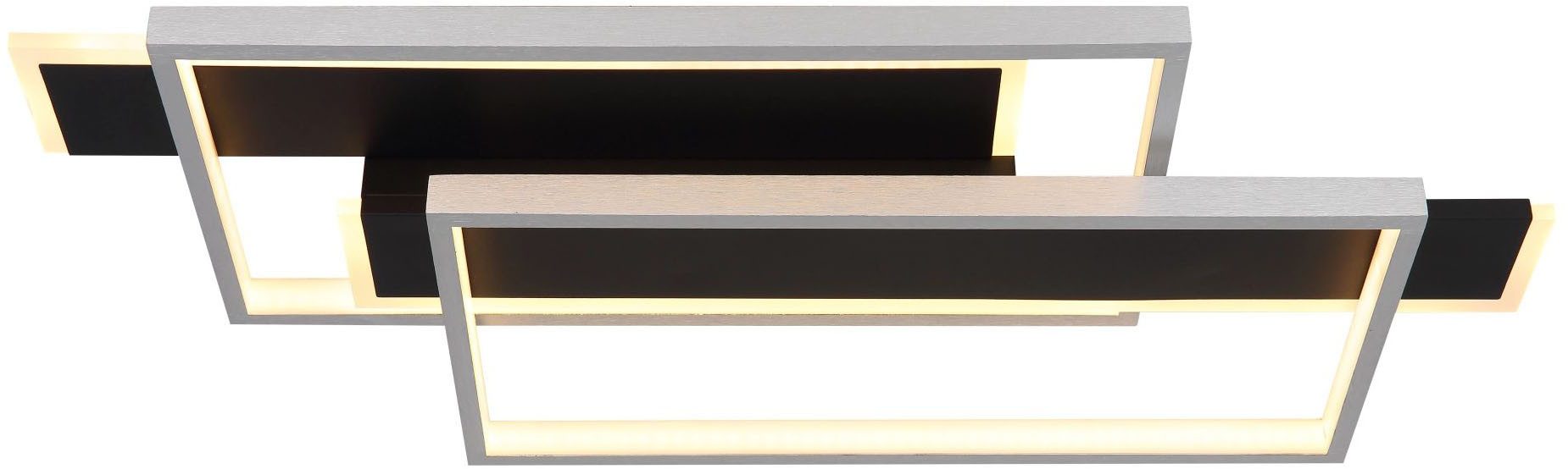 GLOBO LIGHTING LED Deckenleuchte FINNLEY, LED fest integriert, Warmweiß, Deckenlampe, modern, Designlampe, Wohnzimmer, Schlafzimmer