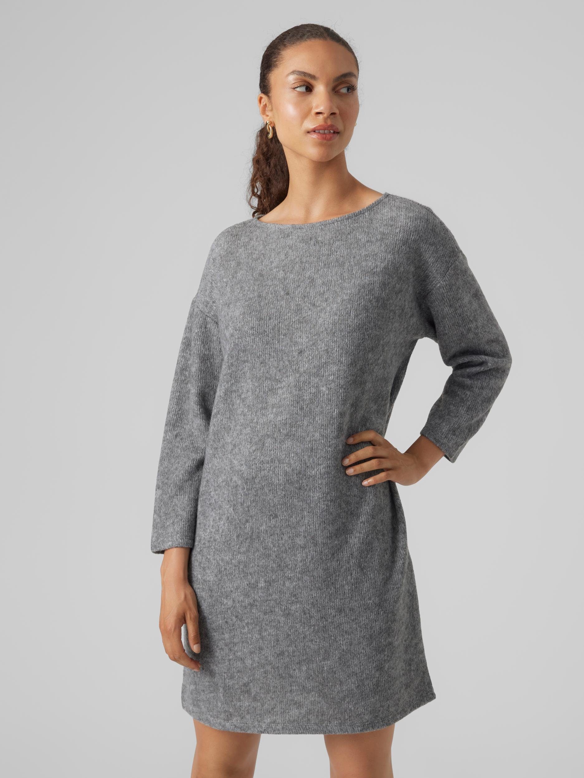 Vero Moda Strickkleid VMBLIS 7/8 DRESS BOATNECK JRS SHORT