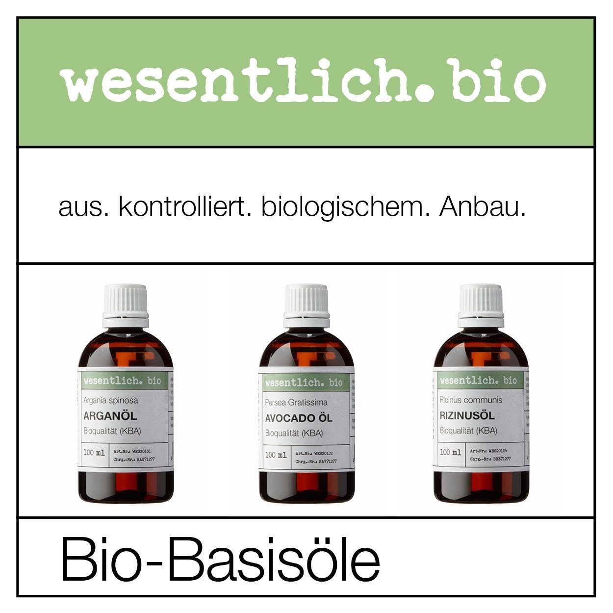 Körperöl Rizinusöl BIO wesentlich. wesentlich. (100ml) von kaltgepresst