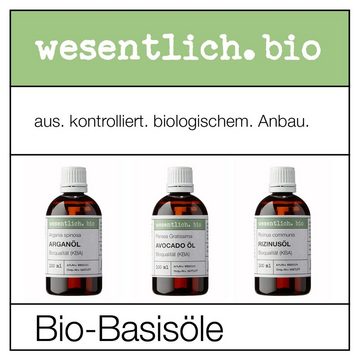 wesentlich. Körperöl Rizinusöl BIO kaltgepresst (100ml) von wesentlich.