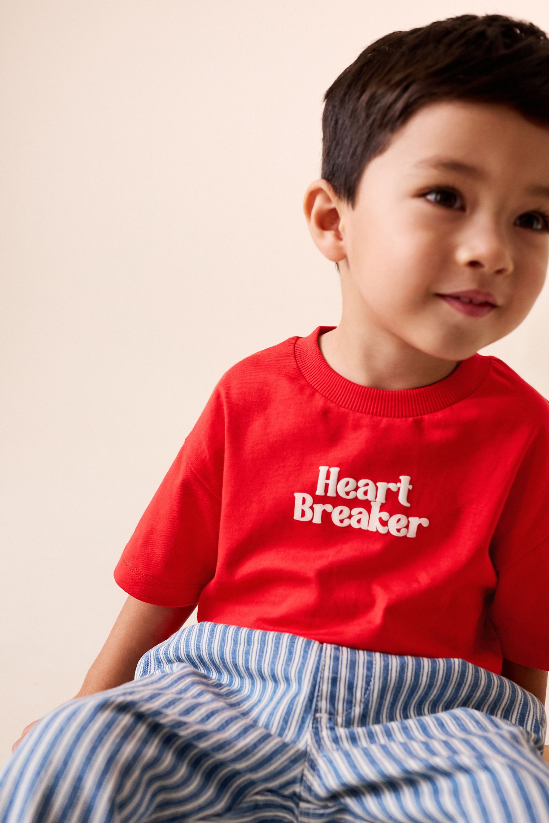 Next T-Shirt Kurzärmeliges T-Shirt, Valentines (1-tlg)