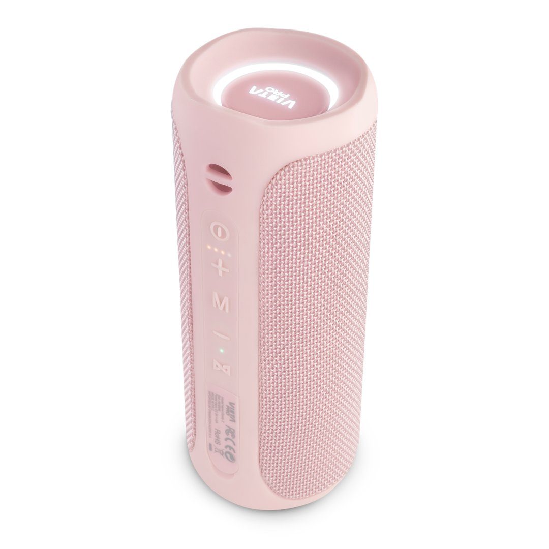 Bluetooth Wireless Pink Lautsprecher Pro #DANCE 25W Vieta Speaker