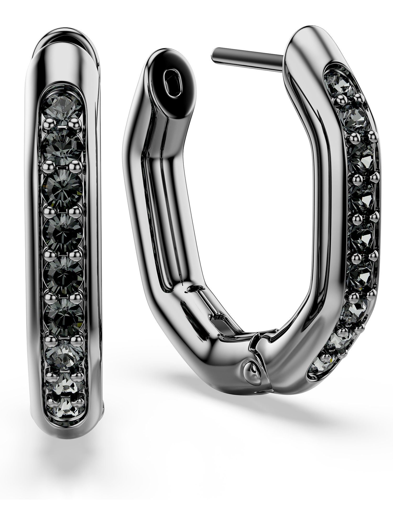 Swarovski Paar Creolen Swarovski Herren-Creolen Metall Swarovski-Kristall (Paar), Global Collection
