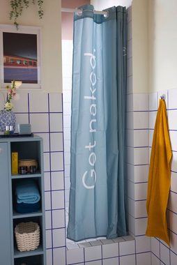 TOM TAILOR HOME Duschvorhang Sage Badewanne Dusche Breite 180 cm (1-tlg., 1x Duschvorhang), Anti-Schimmel, Antibakteriell, Wasserabweisend, Waschbar