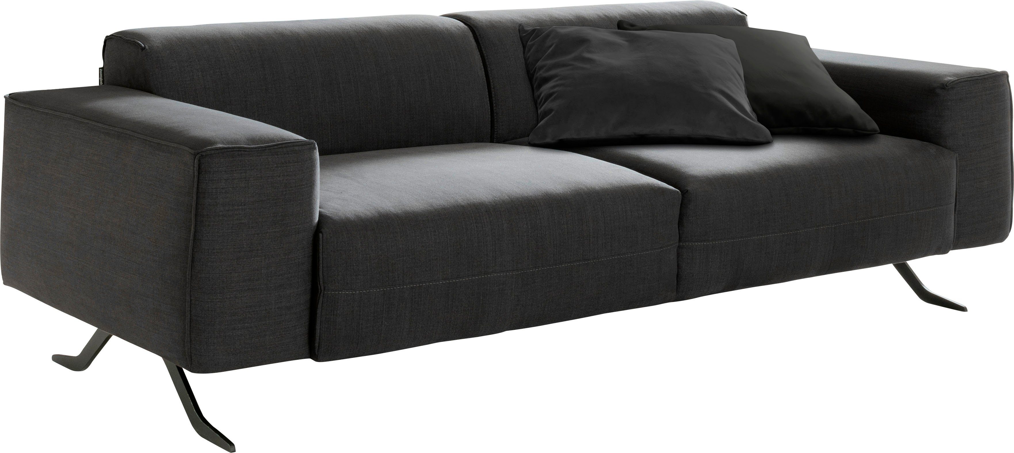 3-Sitzer Beauty, 237 Breite designwerk cm eleganten mit Füßen,