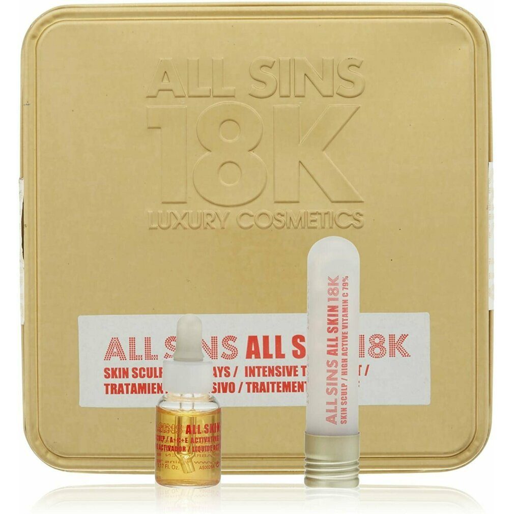 All sins 18k Gesichtsmaske All Haut Sculp 7 Days Intensive Treatment Set 2 Artikel