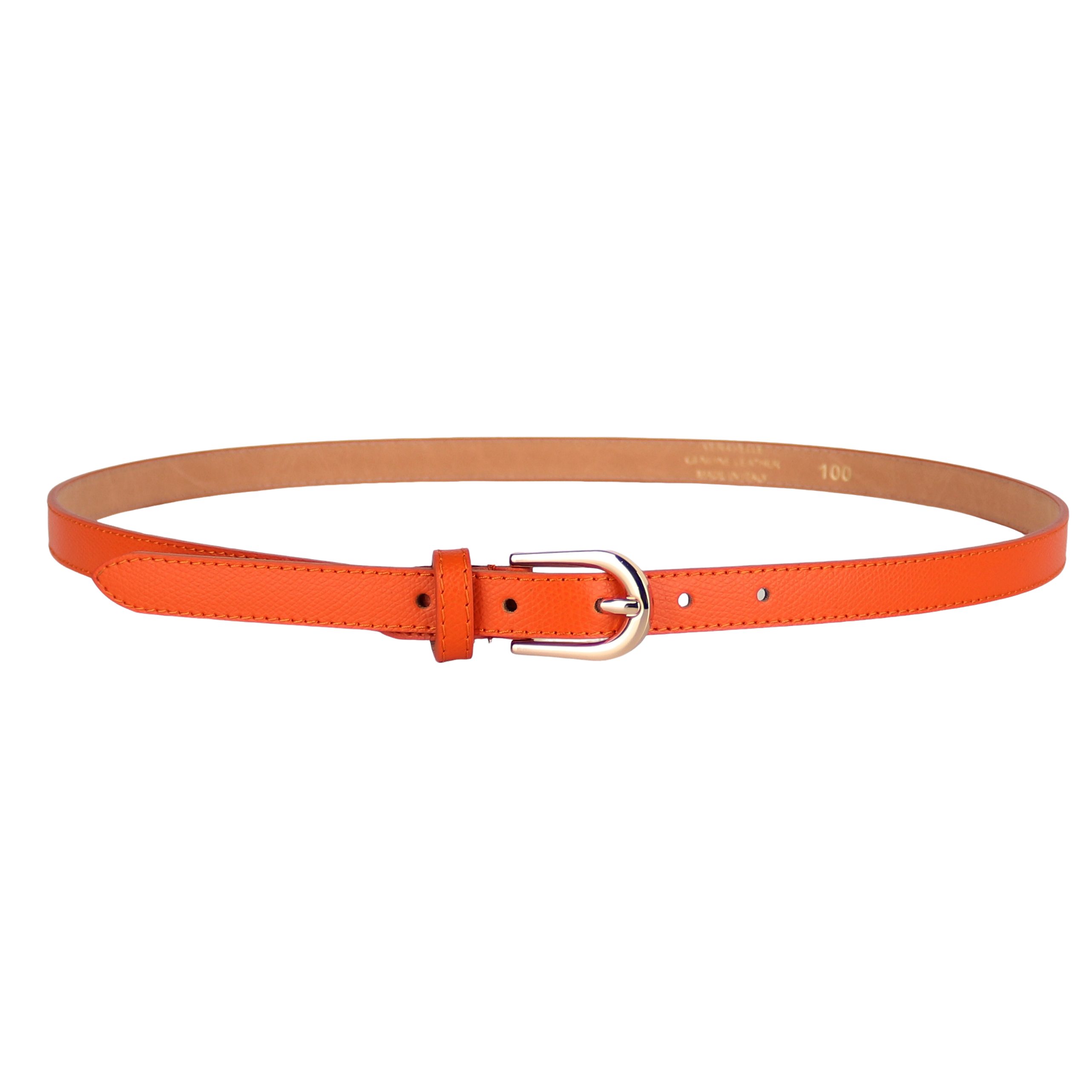 MIRROSI Ledergürtel Damen Gürtel Echtleder, Made in Italy, 18mm breit (Passt fast zu jeder Hosenschlaufe) aus Echtem Leder
