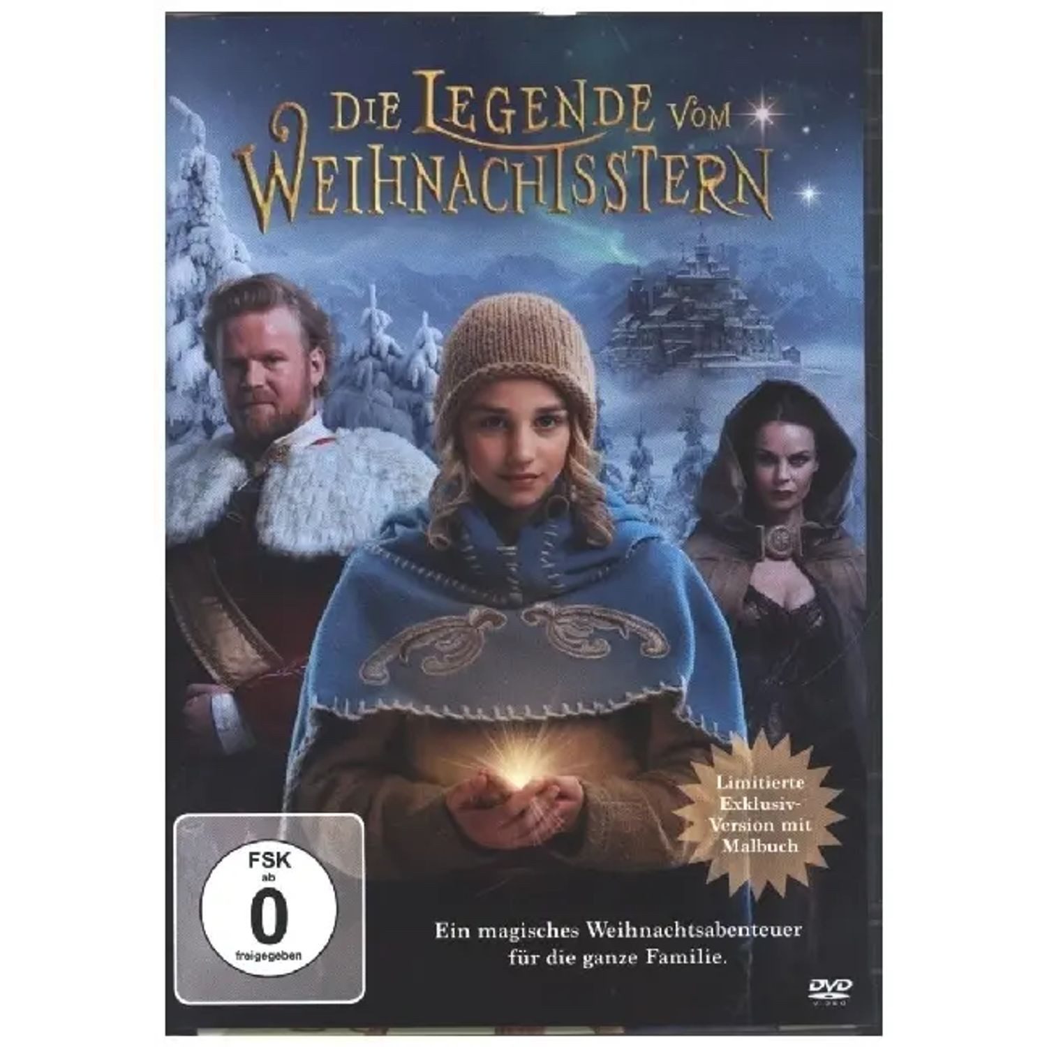 DVD Die Legende vom Weihnachtsstern,1 DVD (exklusiv mit Malbuch)