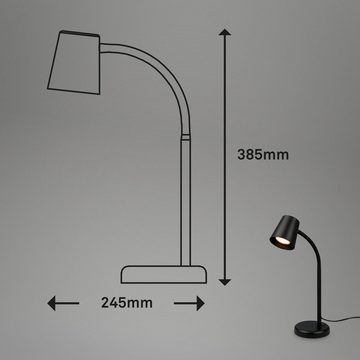 Briloner Leuchten Tischleuchte 7476015, LED wechselbar