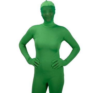 BRESSER Fotohintergrund Chromakey-grüner Ganzkörperanzug XL