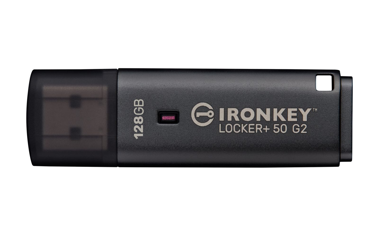 Kingston IronKey 128GB Locker Plus 50 G2, FIPS 197, AES-256, 128 GB, USB Typ... USB-Stick