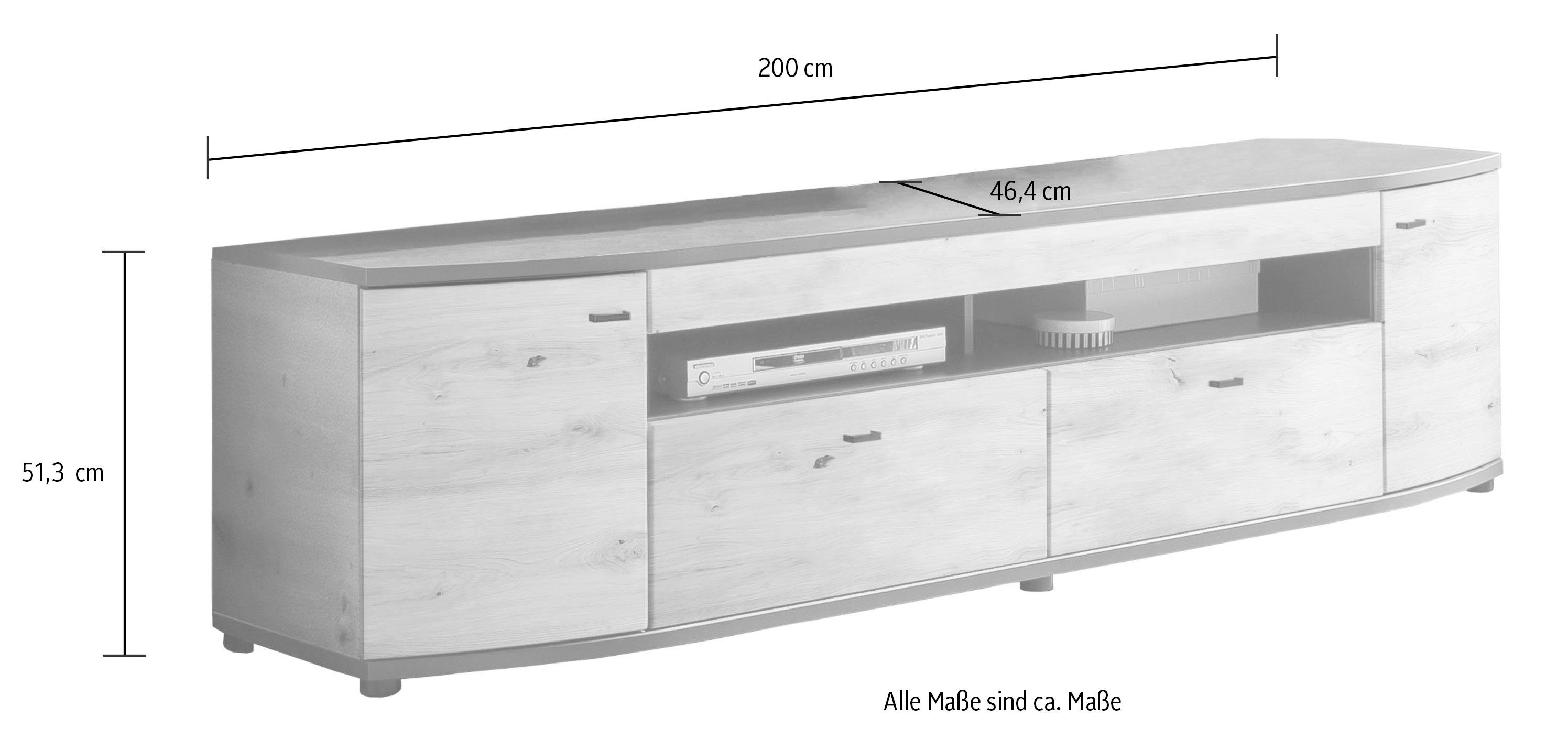 INOSIGN TV-Schrank Breite 200 ca. cm