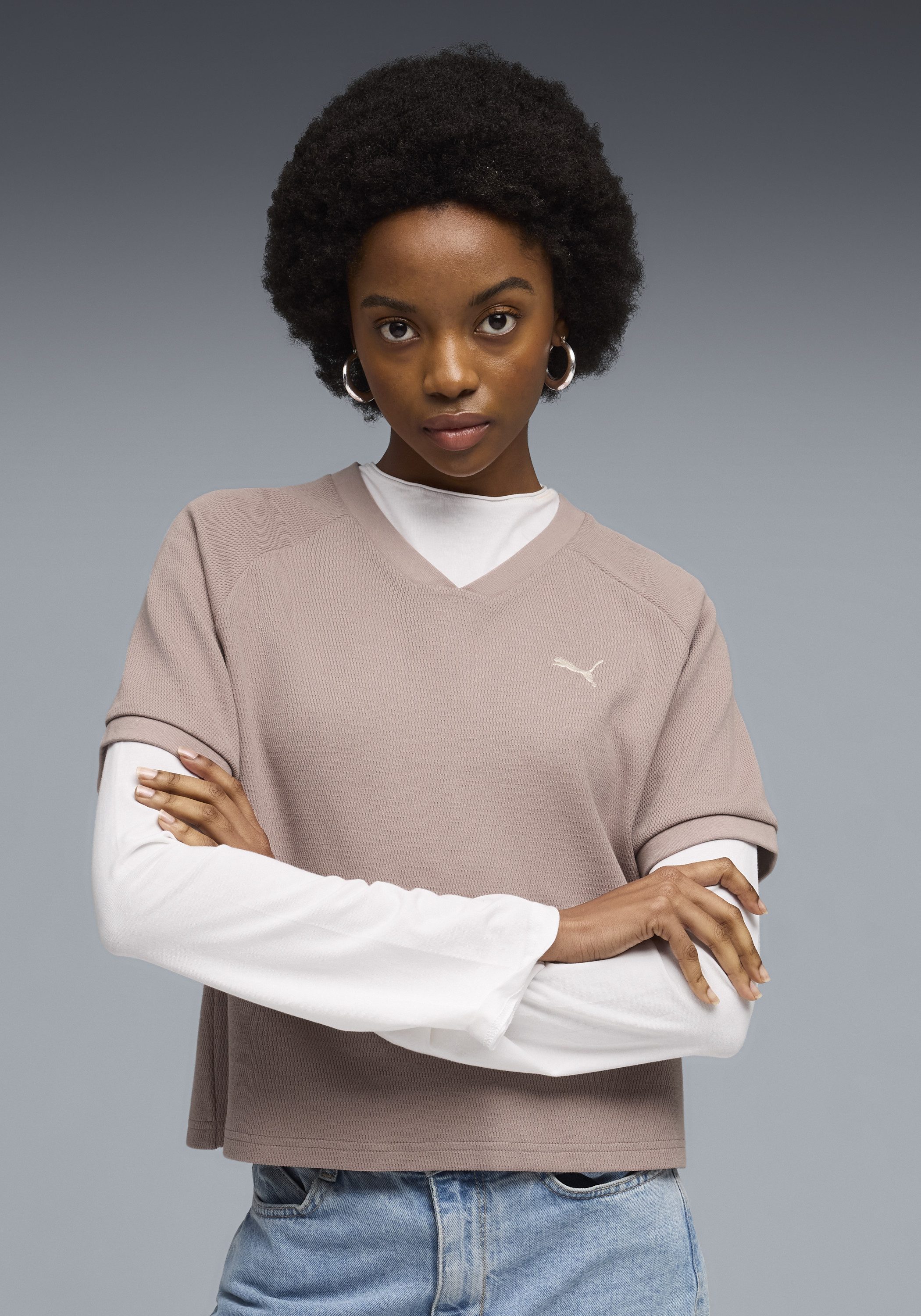 PUMA T-Shirt CLASS RELAXED PINNACLE TEE Kurzarm, für sportliche Aktivitäten