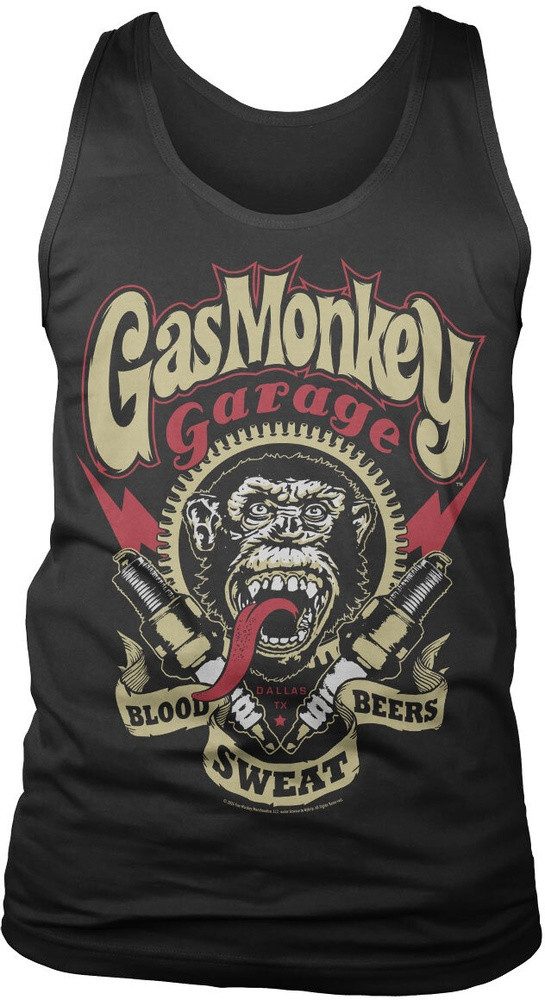 Gas Monkey Garage T-Shirt Spark Plugs Tank Top