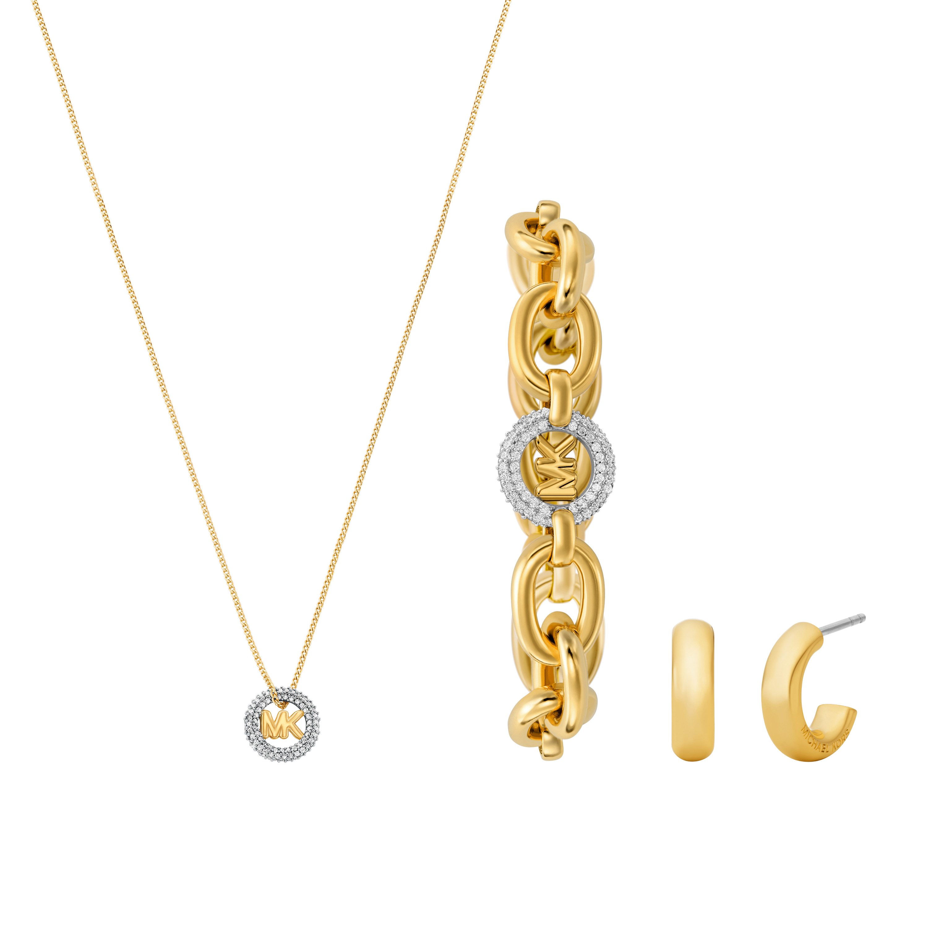 MICHAEL KORS Ювелірні виробиset Multipack Ювелірні вироби Geschenk Metall PREMIUM (Set, 4-tlg), mit Zirkonia (synth)