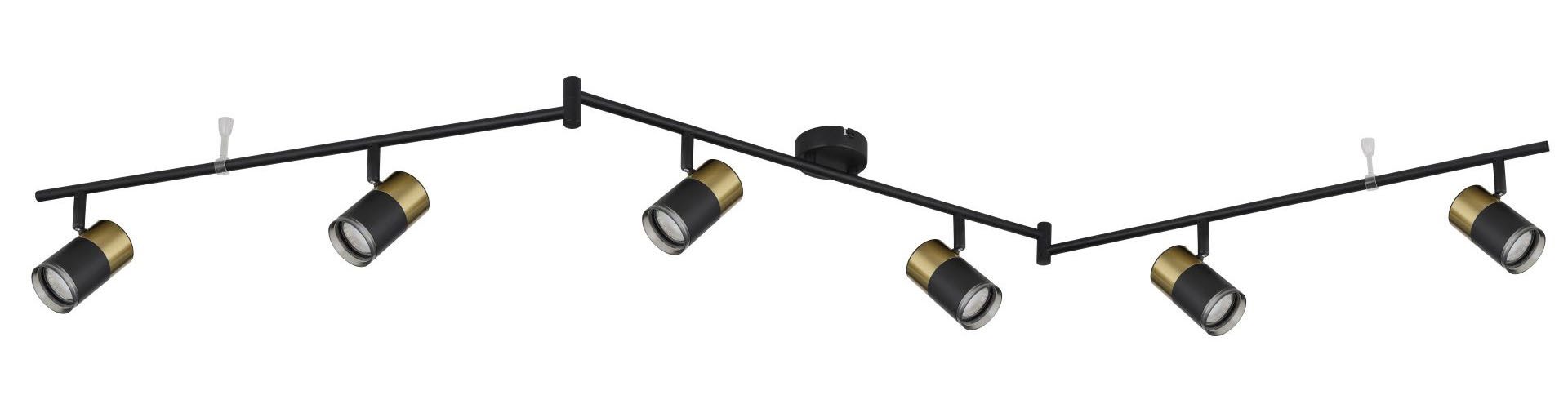 GLOBO LIGHTING Deckenstrahler BRISBON, ohne Leuchtmittel, Deckenspot, Wohnzimmer, Flur, Wohnbereich