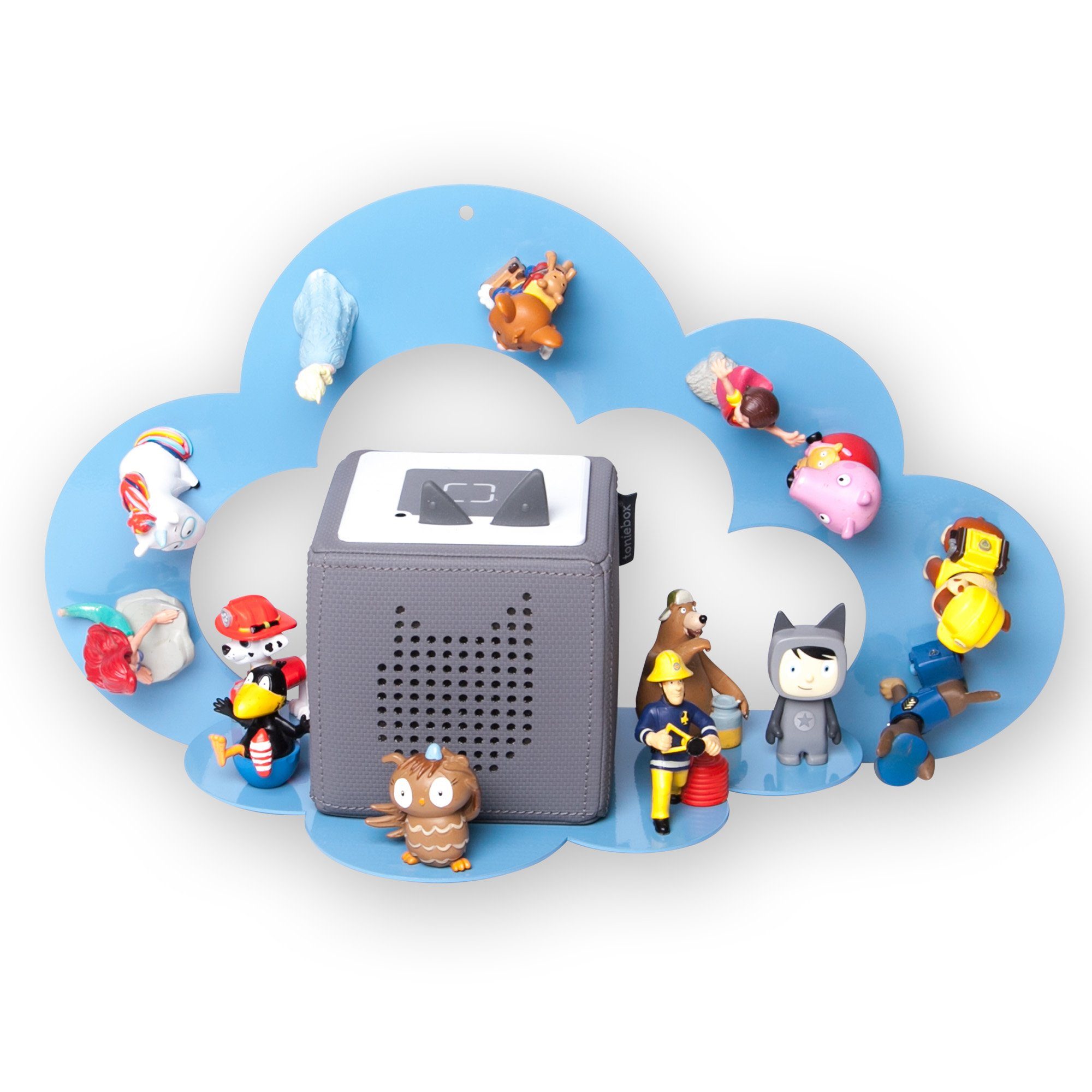 moin minis Wandregal moin minis Wolke Blau magnetisches Regal kompatibel mit 25 Tonie