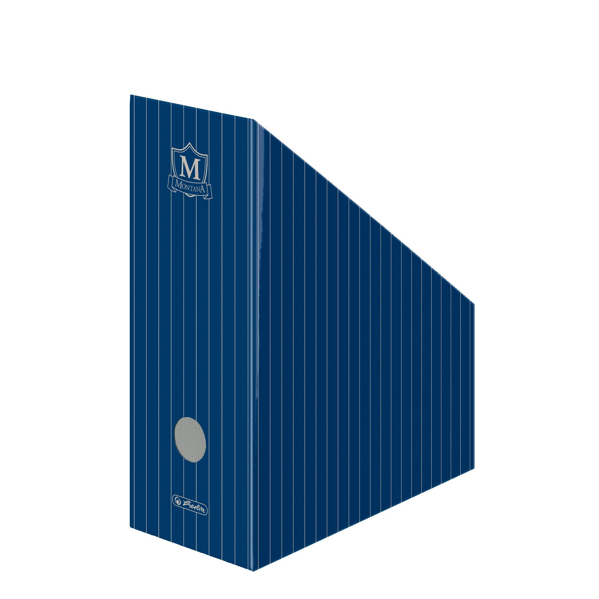 Herlitz Aktenordner 5 Herlitz Stehsammler "Montana" / Stehordner / DIN A4 / Farbe: blau