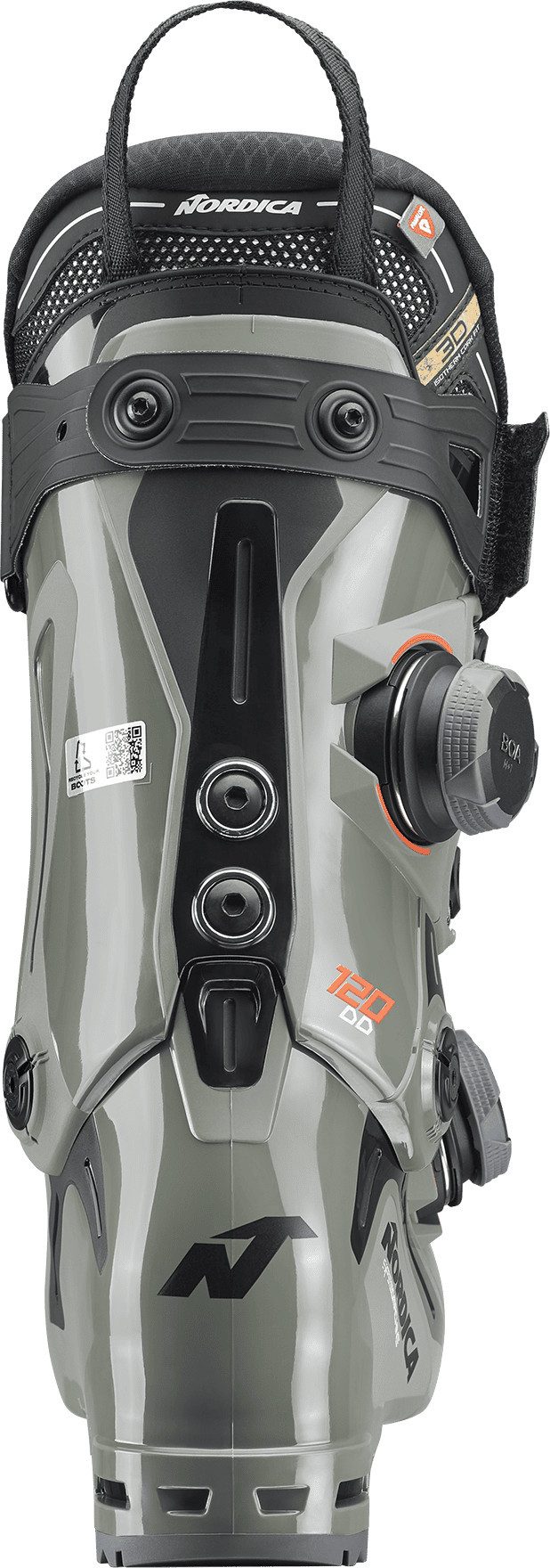 Nordica SPEEDMACHINE 3 120 BOA DD (GW) 969 DUNKELGRAU-SCHWARZ-ROT Skischuh