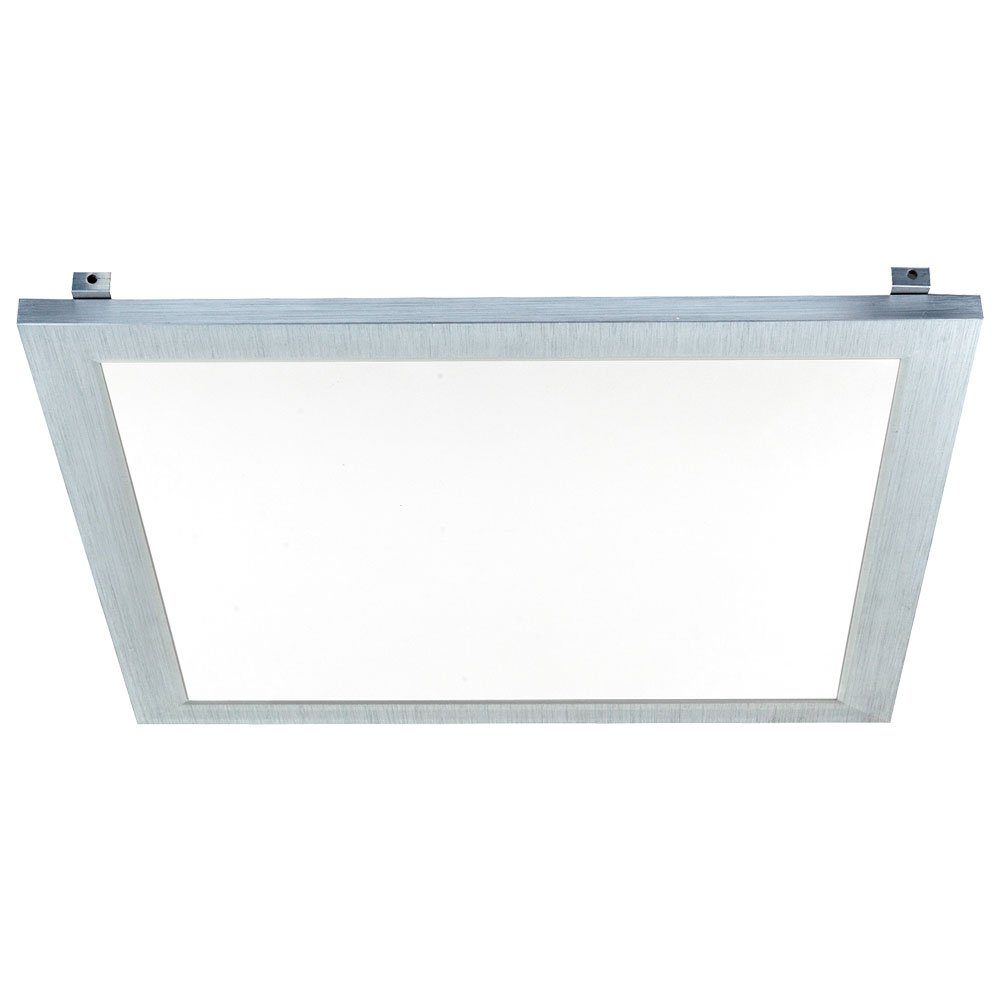 GLOBO LIGHTING LED Panel, LED-Leuchtmittel fest verbaut, Warmweiß, Deckenpanel Deckenlampe Deckenleuchte quadratisch flach opal LED