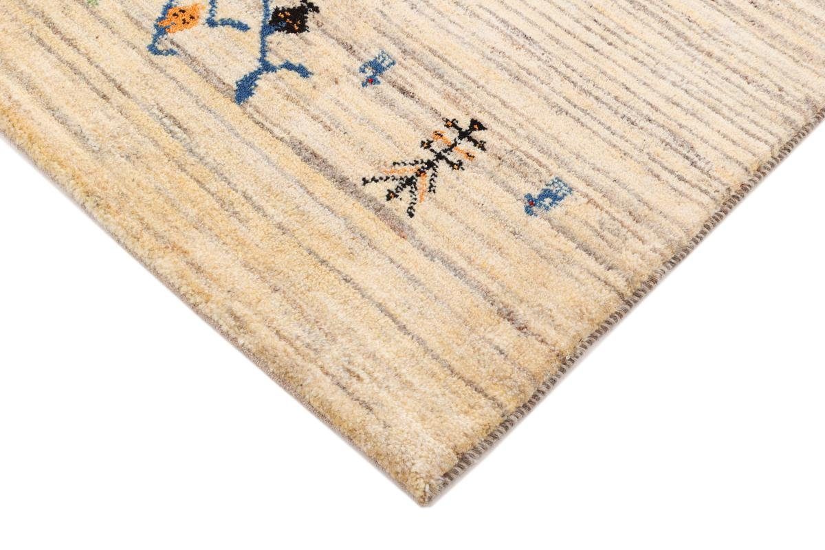 Orientteppich Perser Gabbeh Yalameh mm Trading, 160x200 Handgeknüpfter rechteckig, Moderner, Nain Höhe: 18 Nature