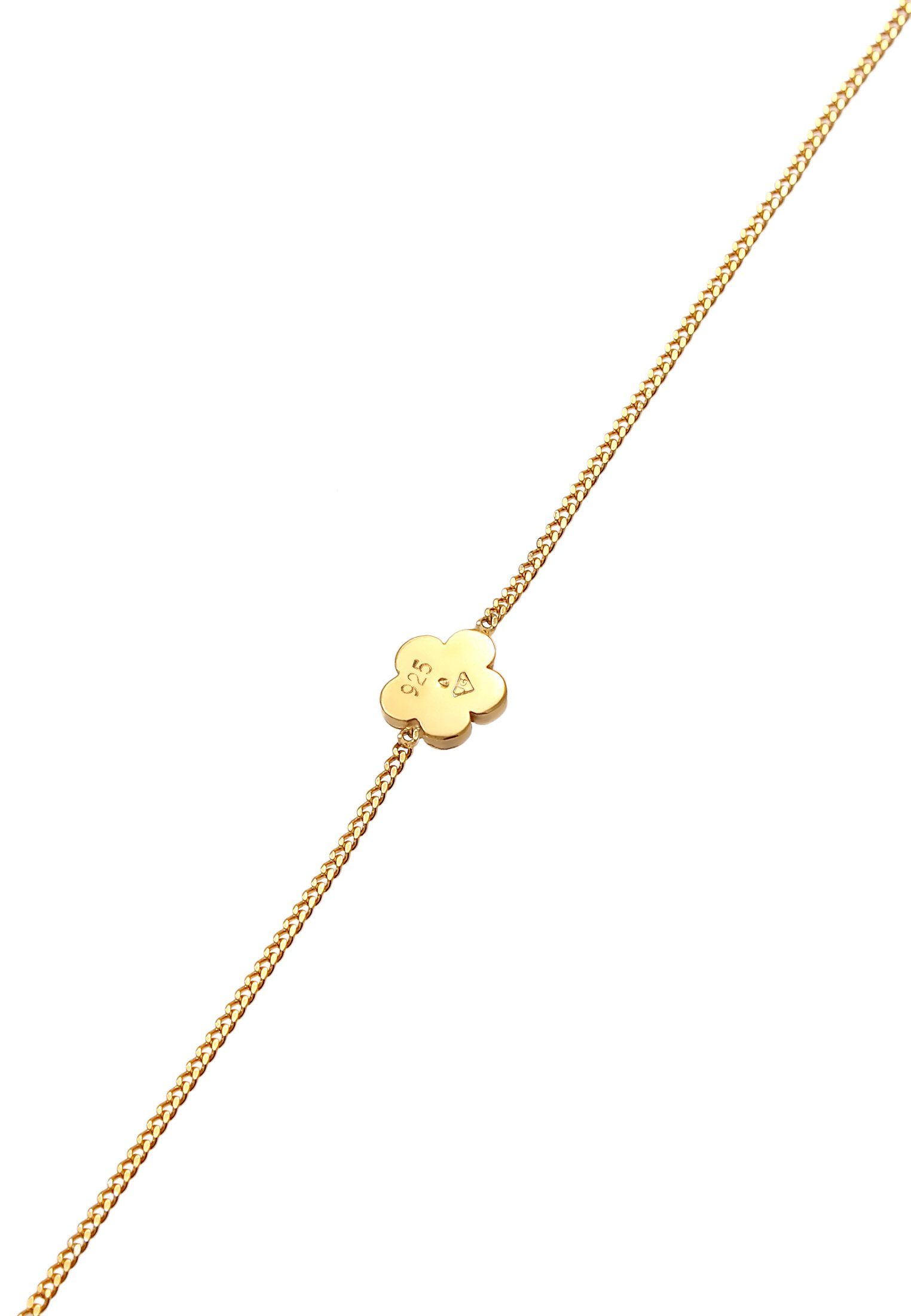 Elli Armband Kinder Blume 925 Sterling Silber, mit Kristallen von Swarovski® (kein Set, 1-tlg), Blume