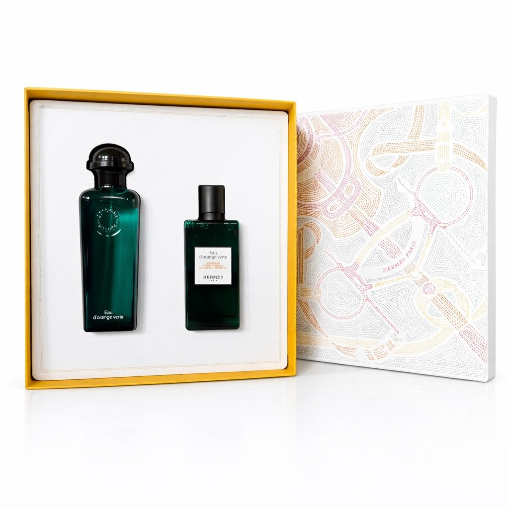 HERMÈS Eau de Cologne Eau d’Orange Verte Eau de Cologne – 100 ml & 80 ml Duschgel – Unisex