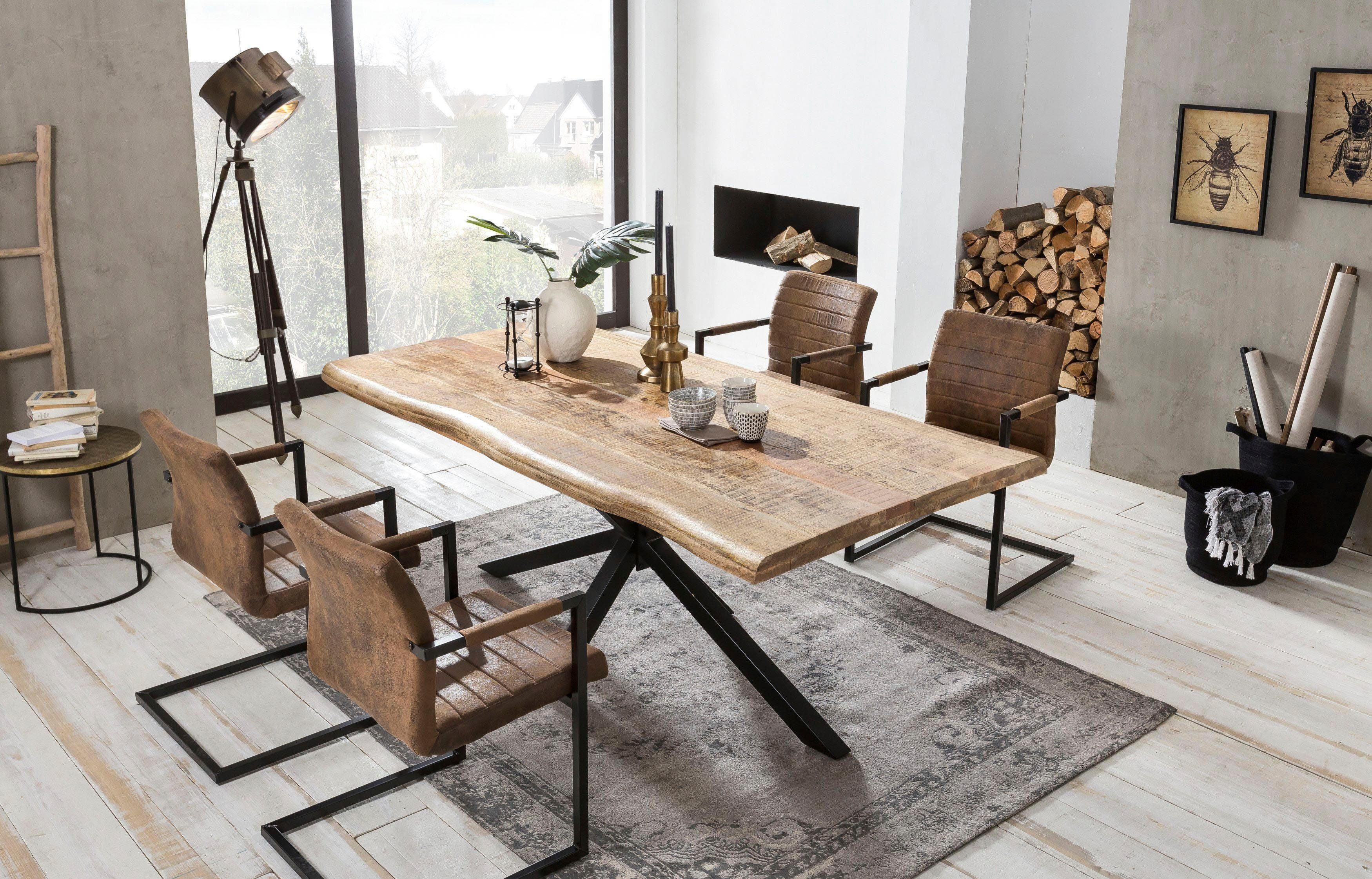 SIT Esstisch Tops&Tables, mit Baumkante wie gewachsen