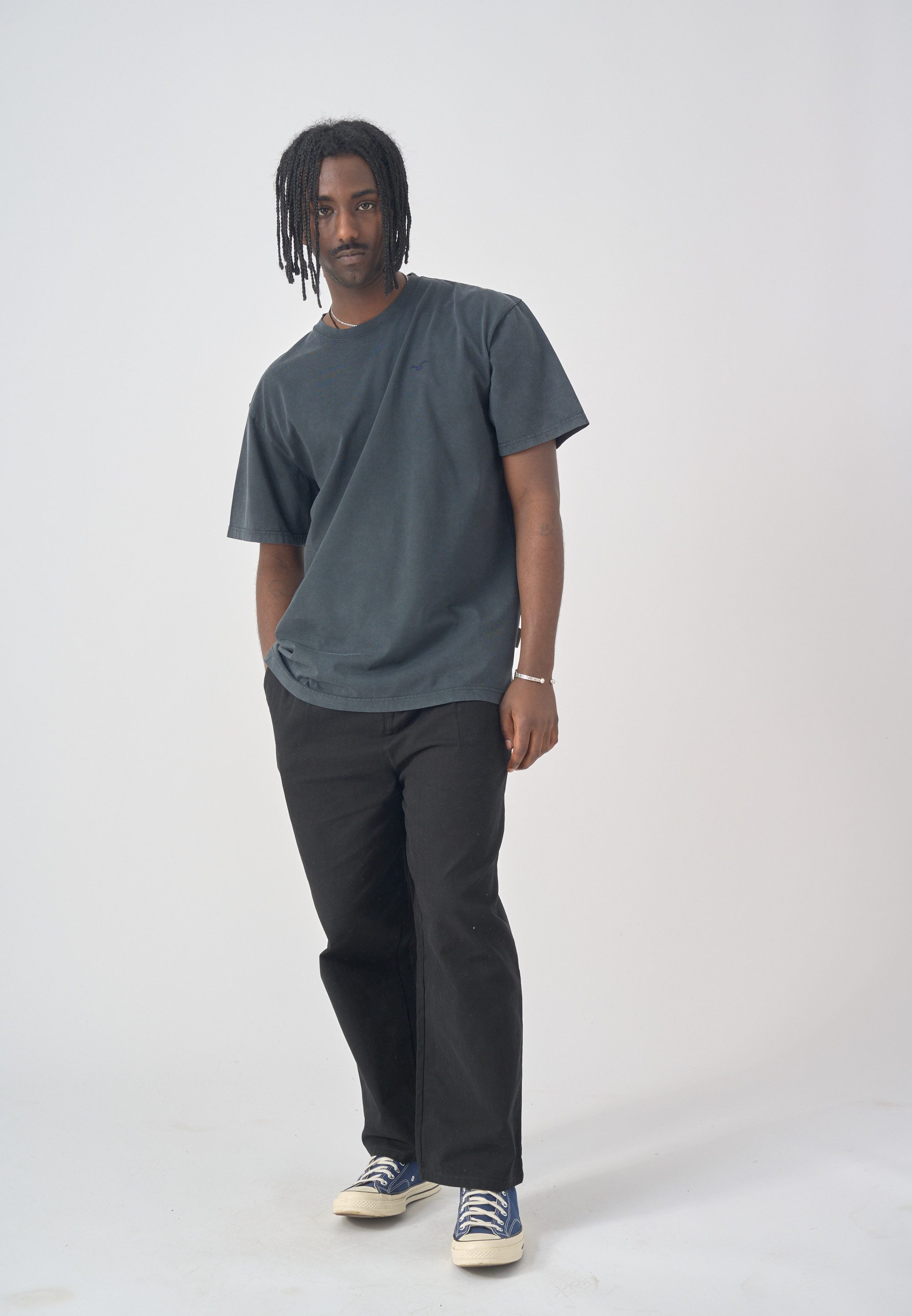 Cleptomanicx T-Shirt Boxy Tee Ligull Washed günstig online kaufen