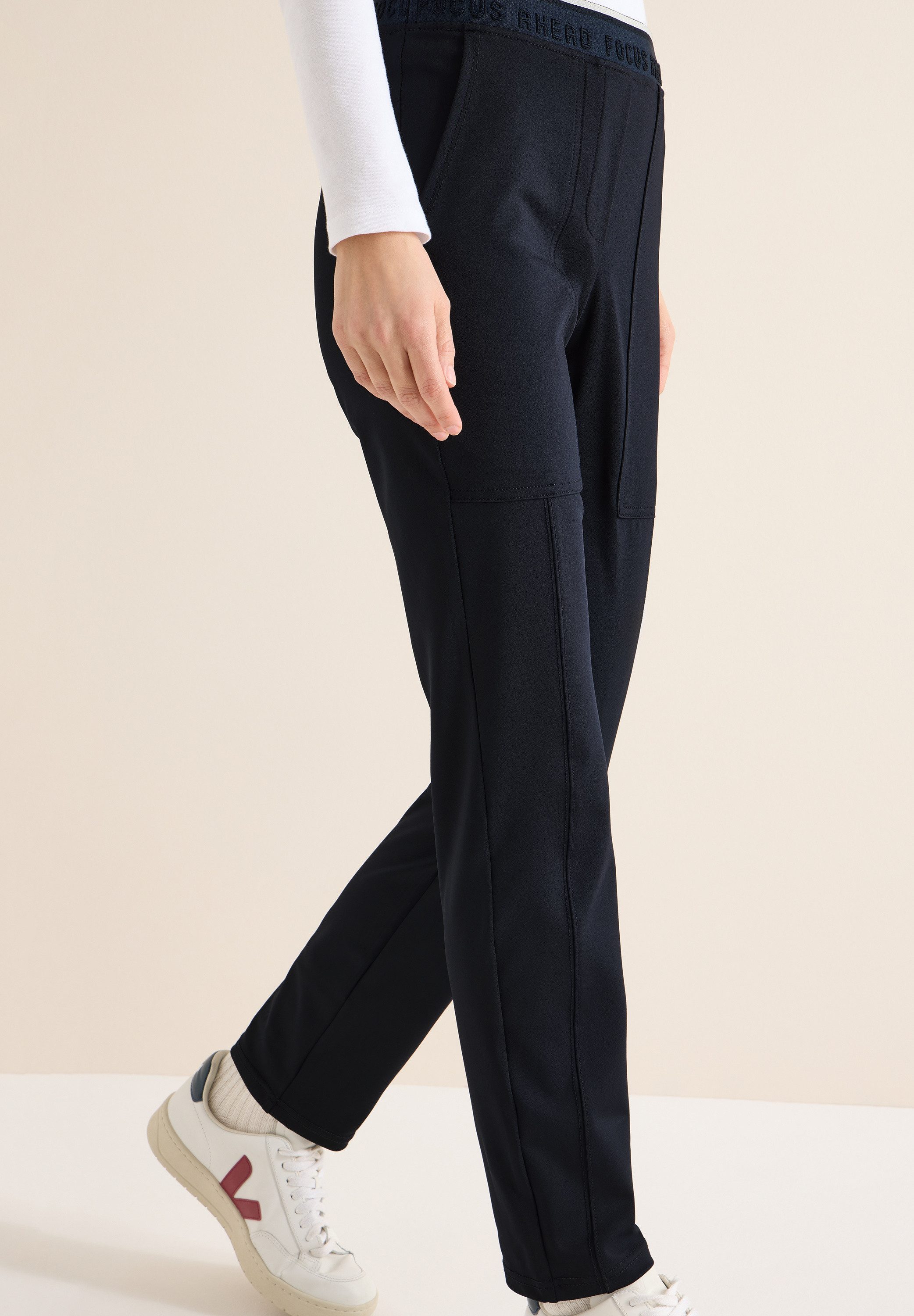 CECIL Stoffhose Style Tracey mit Stretch und elastischem Bund