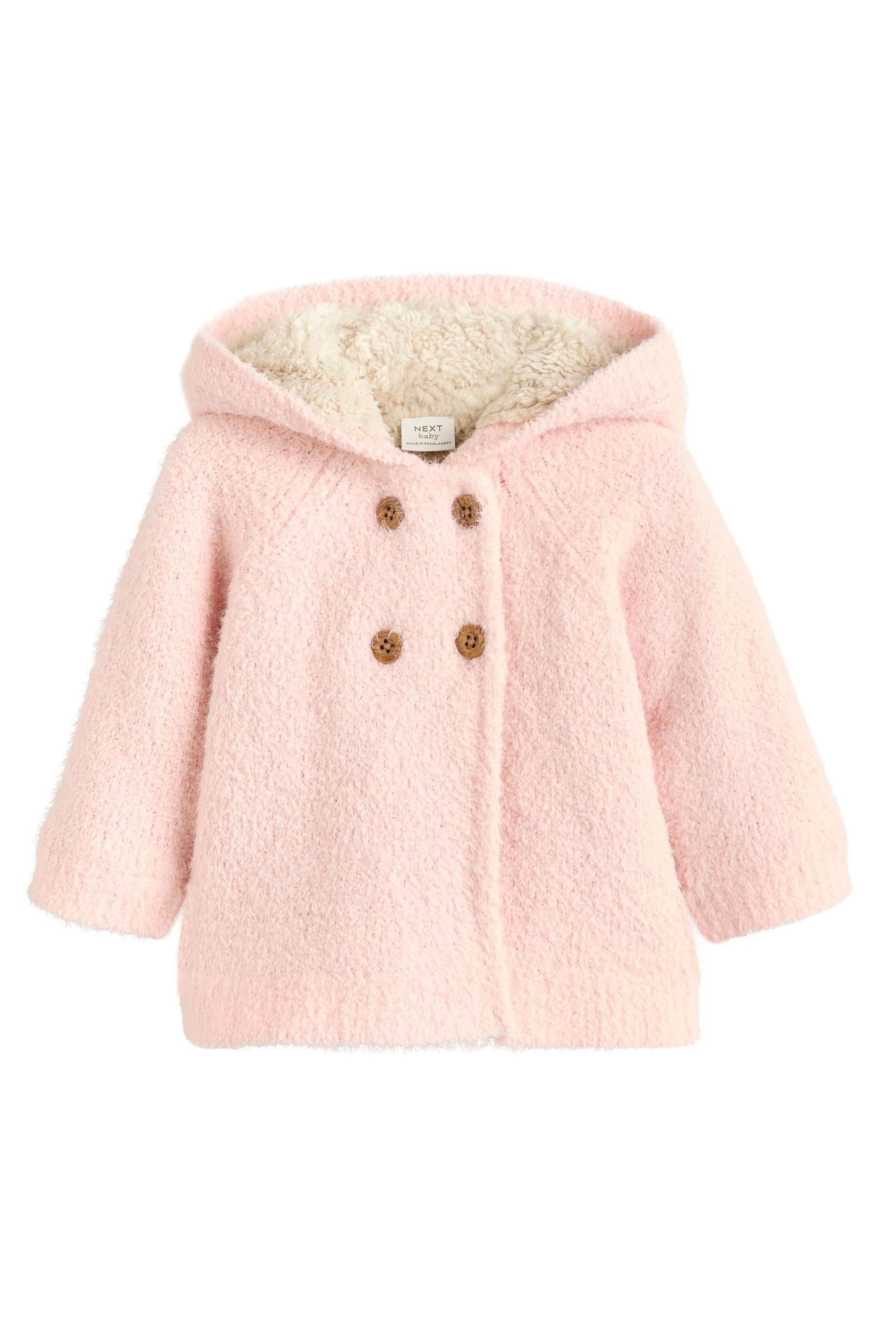 Strickjacke Baby-Cardigan mit Fleece-Futter