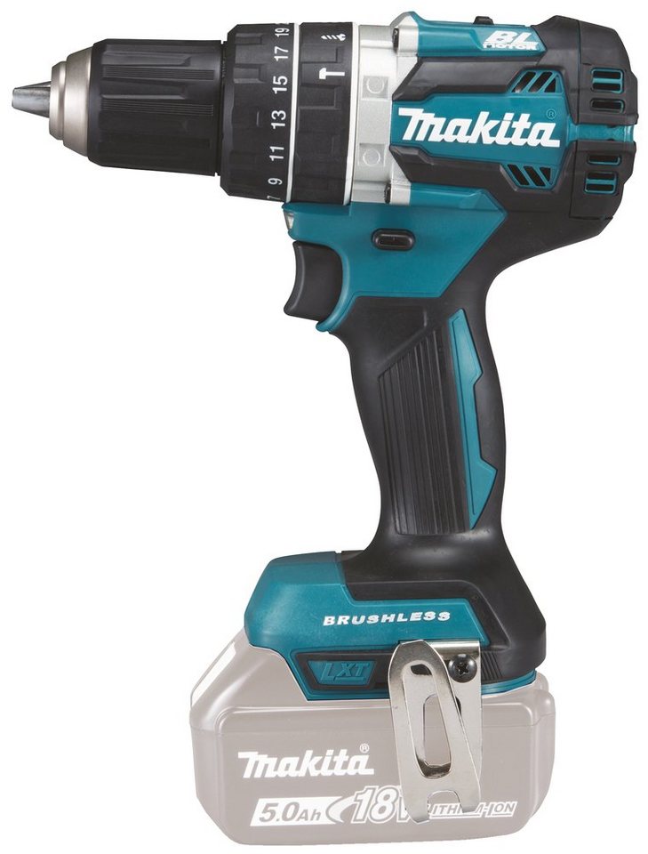 Makita Akku-Schlagschrauber DHP484Z, 2000,00 U/min, 54,00 Nm, Bürstenloser Motor, ohne Akkus und Ladegerät, ohne Koffer