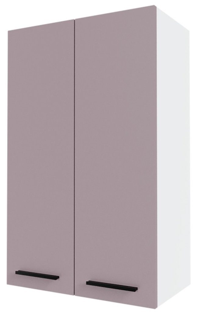Feldmann-Wohnen Klapphängeschrank Bonn (Bonn, XL Hängeschrank) 60cm Front- und Korpusfarbe wählbar 2-türig rosé kupfer matt