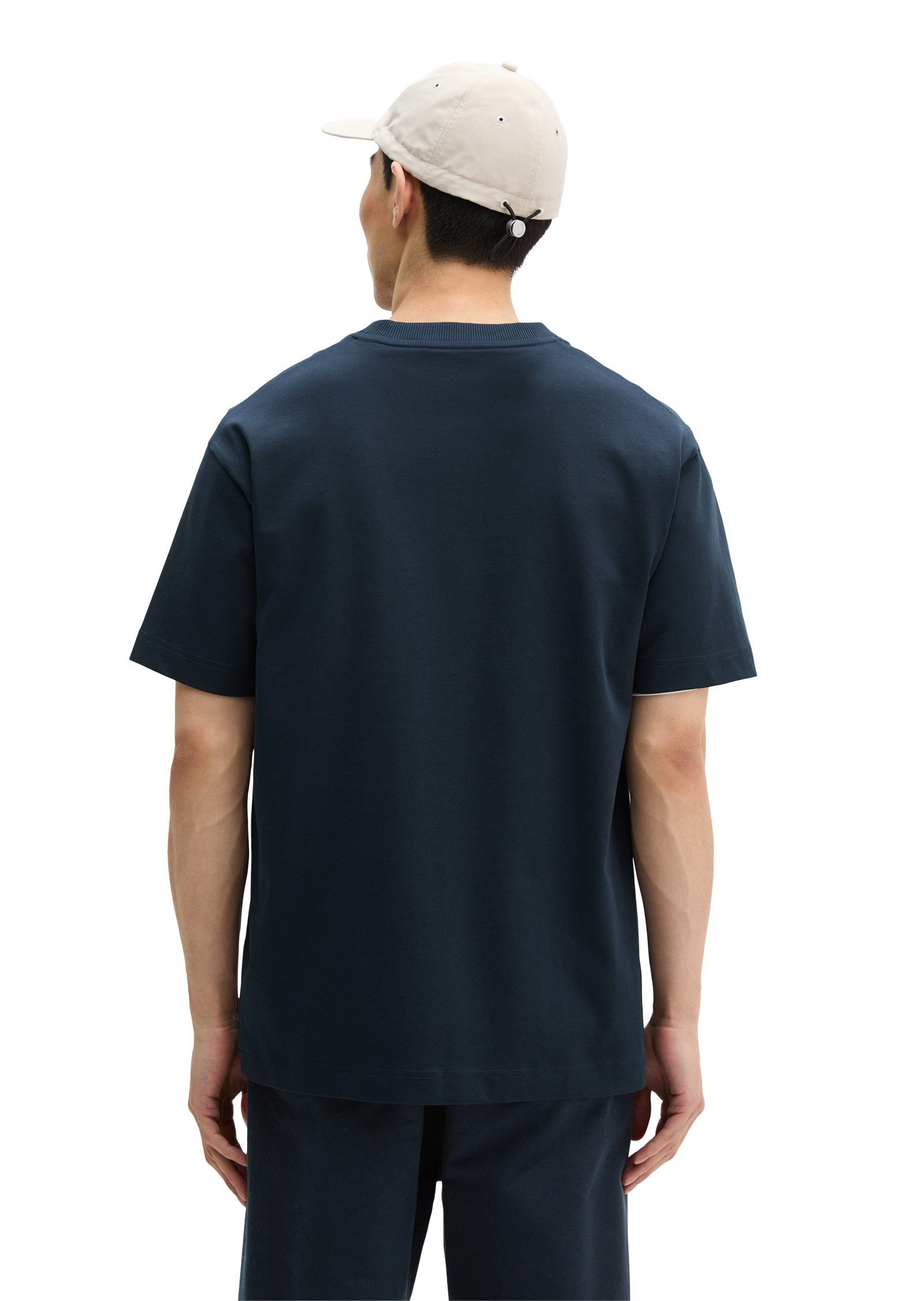 Marc O'Polo T-Shirt aus schwerem Bio-Baumwoll-Jersey