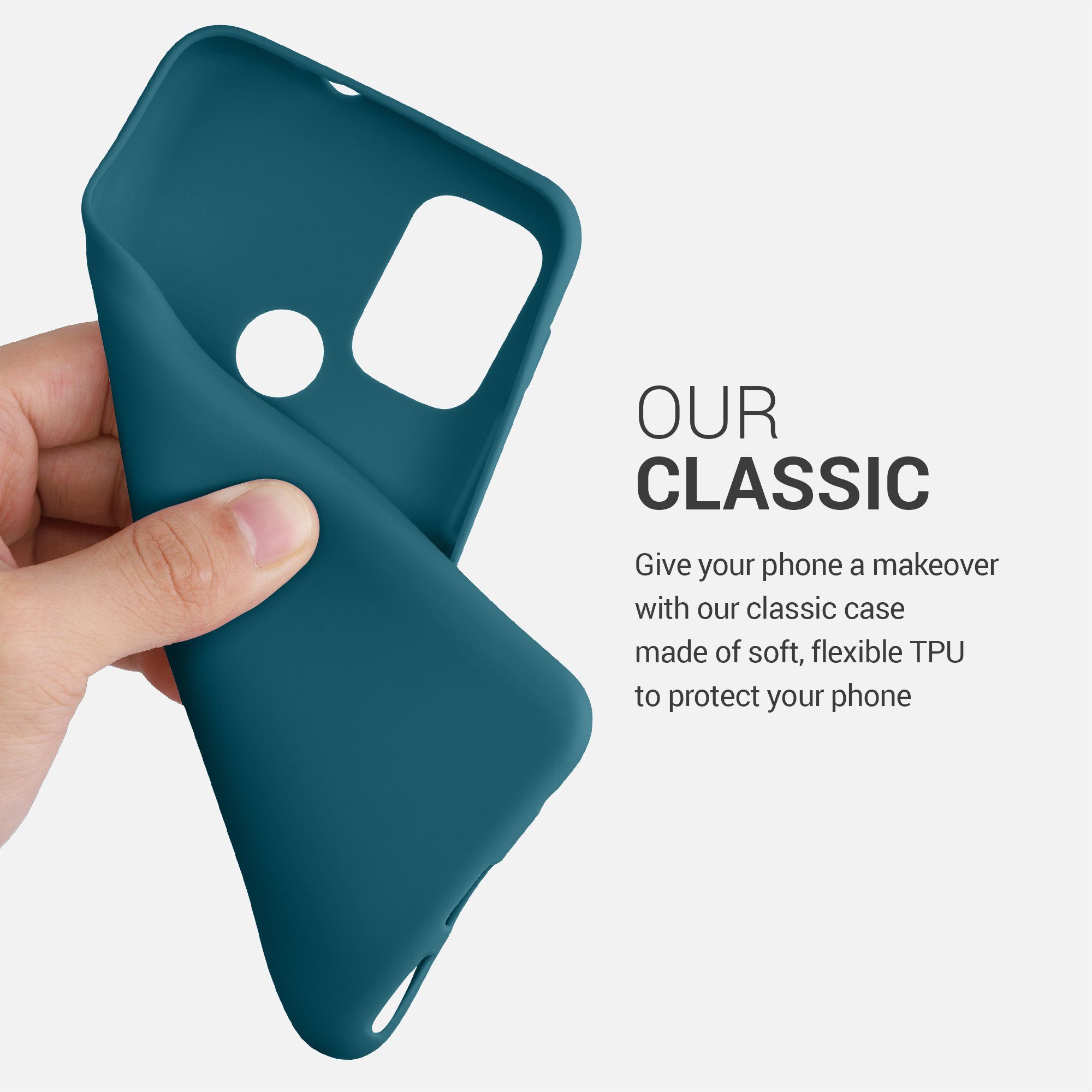 kwmobile Handyhülle Hülle für Motorola Moto G30 / Moto G20 / Moto G10, Hülle Silikon - Soft Handyhülle - Handy Case Cover