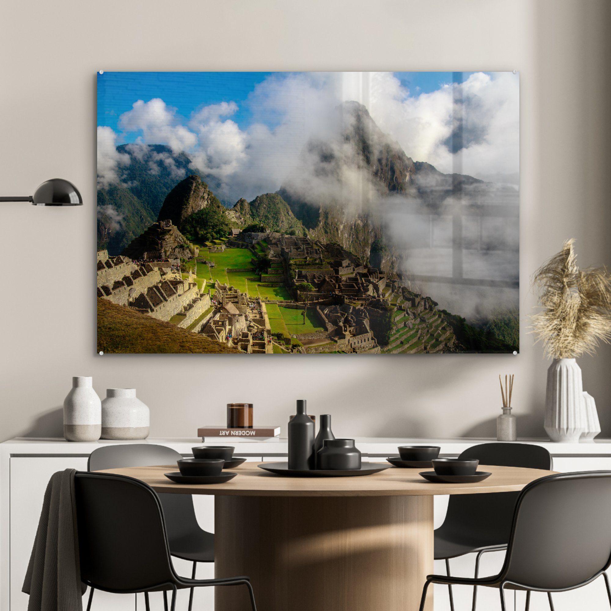 Peru, & Machu Picchu (1 Berg - MuchoWow Schlafzimmer Acrylglasbilder Acrylglasbild St), - Wohnzimmer