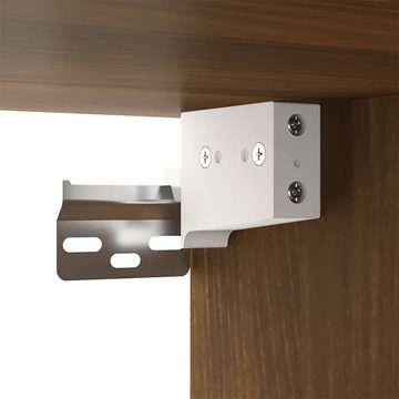 furnicato TV-Schrank TV-Wandschränke 3 Stk. Braun Eichen-Optik 100x34,5x40 cm