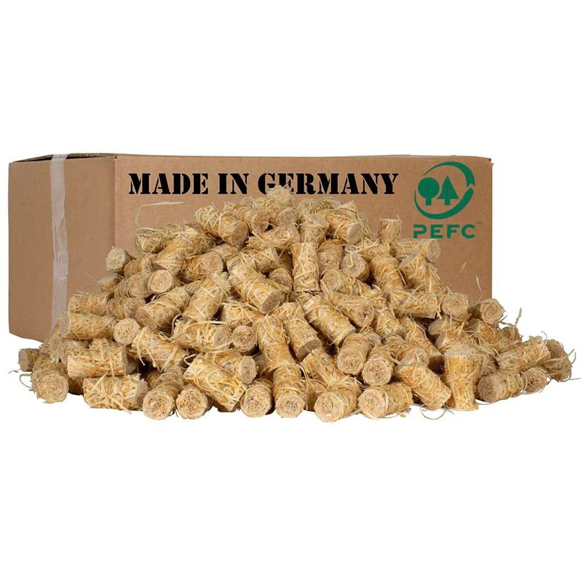 MONOPOL® Grillanzünder Öko-Holzwolle - 5 kg - ca. 400 Anzünder, 5 kg
