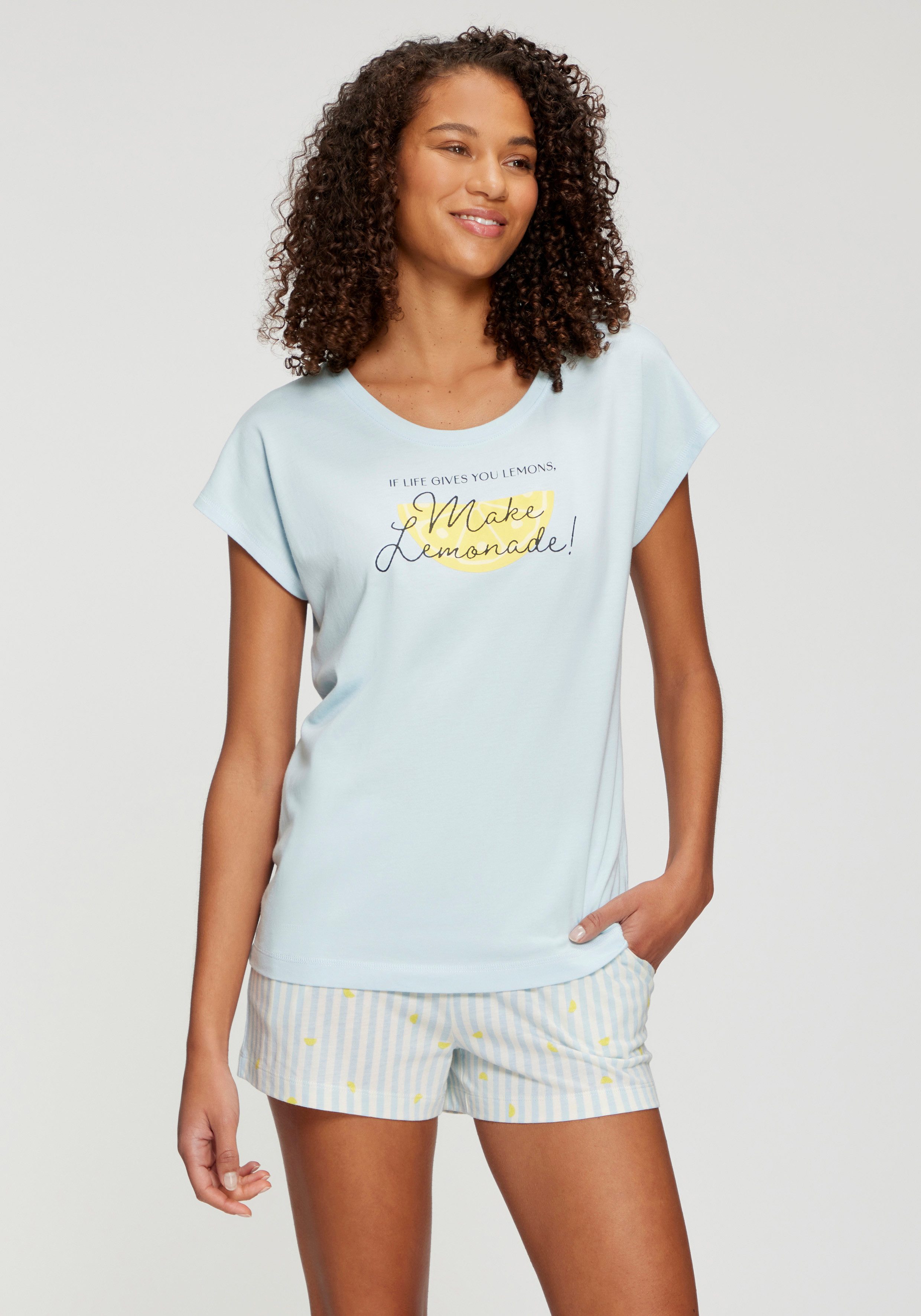 Vivance Dreams by Lascana Shorty (Set, 2 tlg) mit Print