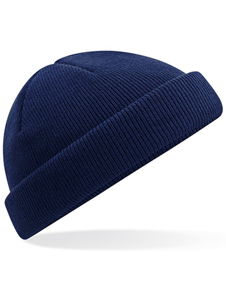 aus Fisherman Navy Design Goodman Angenehmes Recycelter Polyester. Beanie Beanie Mini Tragegefühl Oxford