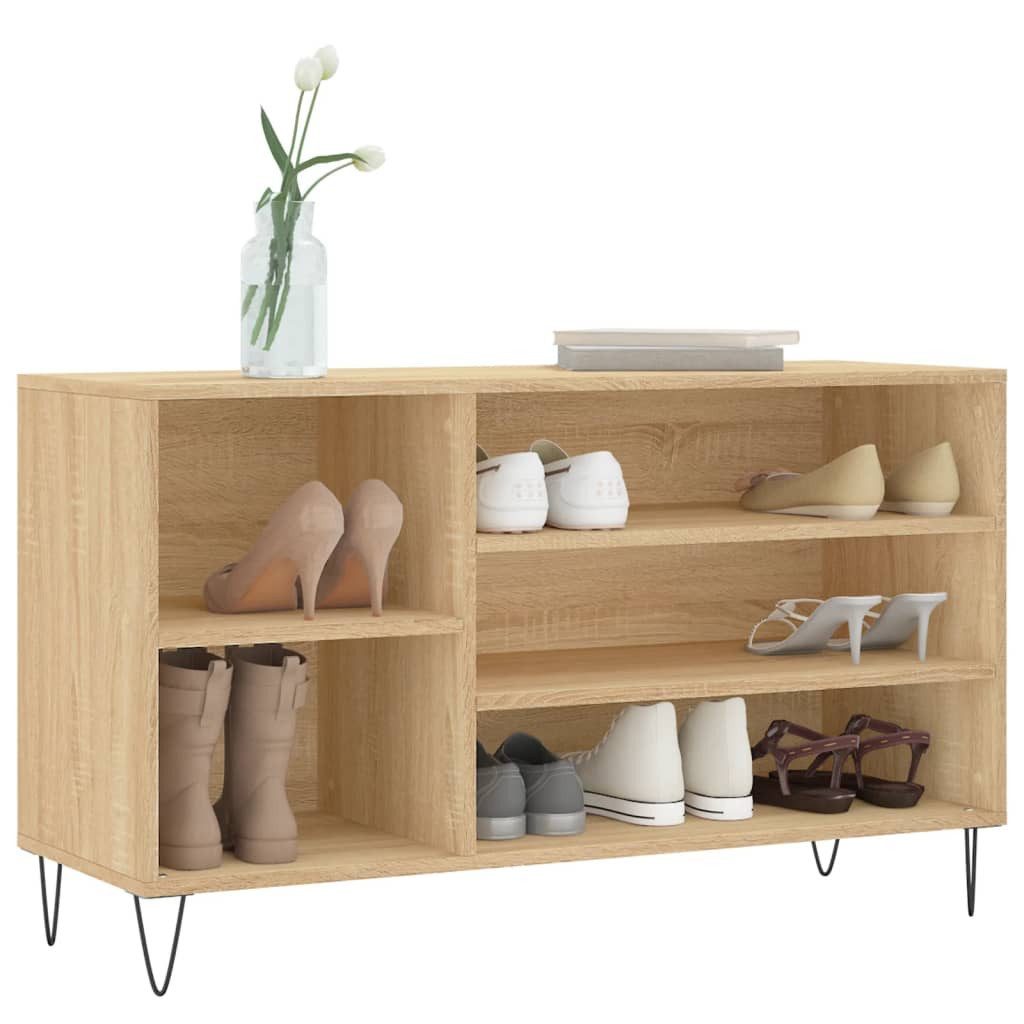 vidaXL Schuhregal Schuhregal Sonoma-Eiche 102x36x60 cm günstig online kaufen