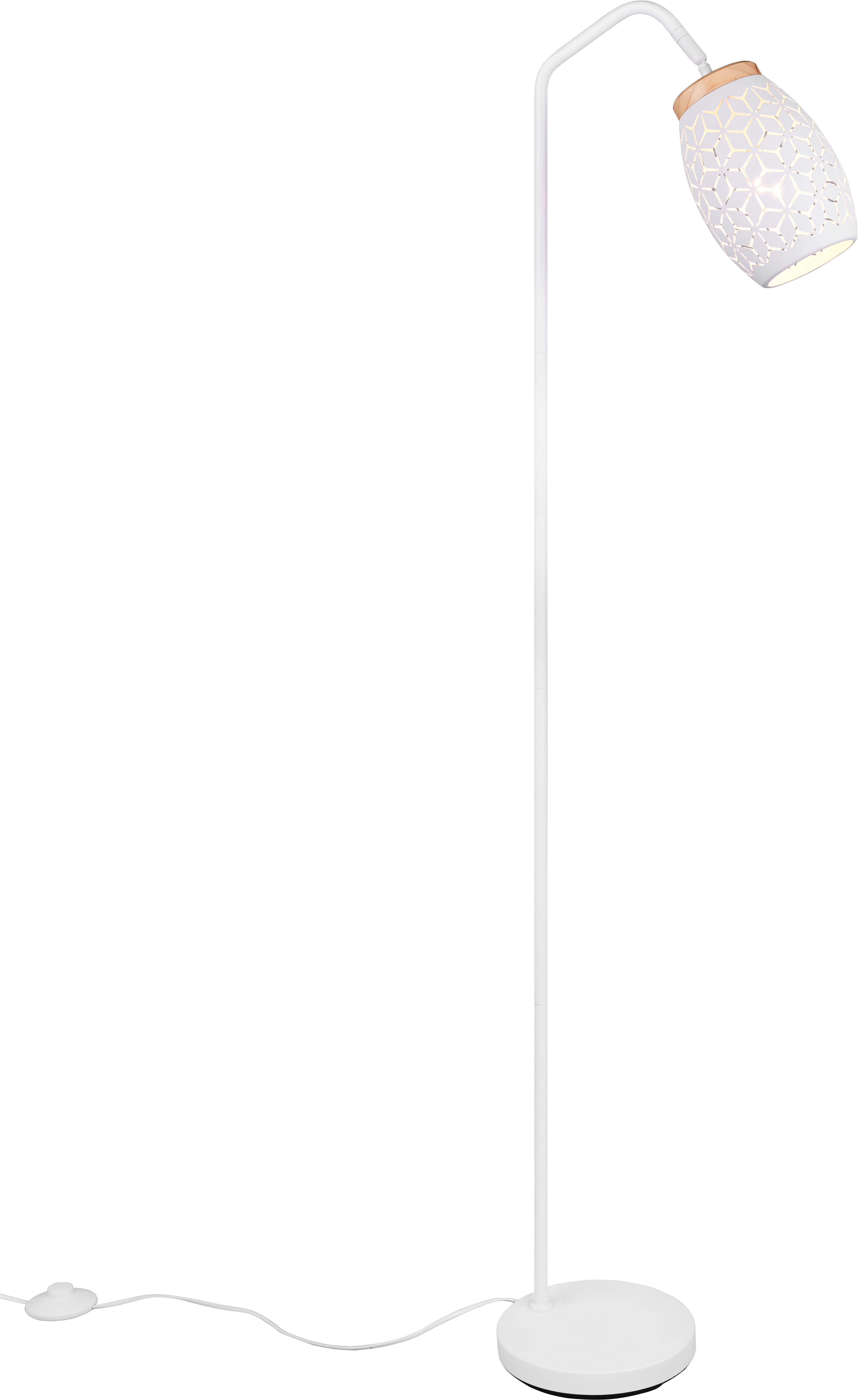 Reality Leuchten Stehlampe BIDAR, Stehleuchte Höhe 147 cm mit Fußschalter, günstig online kaufen