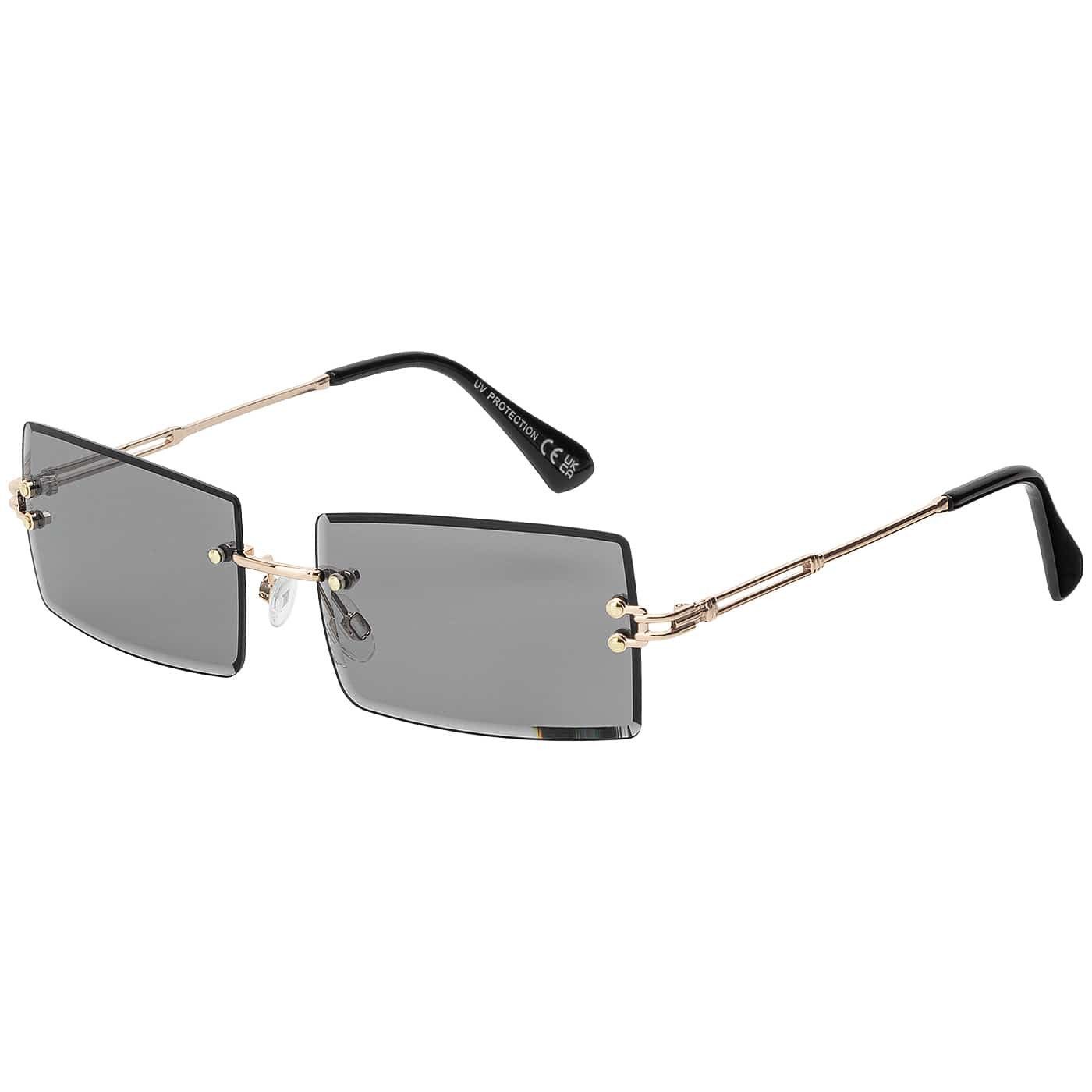 BEZLIT Eyewear Sonnenbrille Moderne Designer Damen Herren Sonnenbrille (1-St) mit Grün, Rot, Blau, Braun und Grauen Linsen